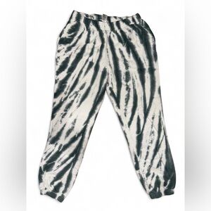Good American Tie Dyed Sweatpants Green/White SZ 3*
 (L)*